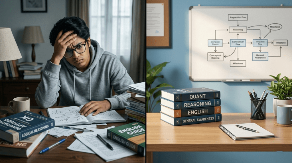 Beginner student planning how to start SSC preparation with structured roadmap