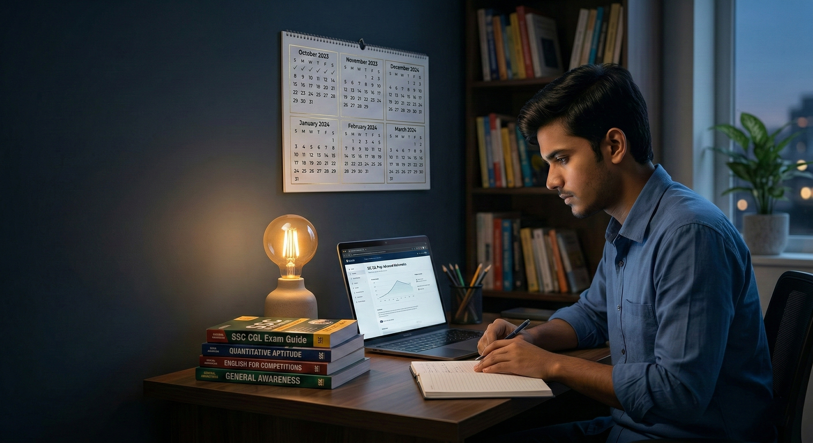 How to Prepare for SSC CGL in 6 Months - Complete Study Plan for Beginners