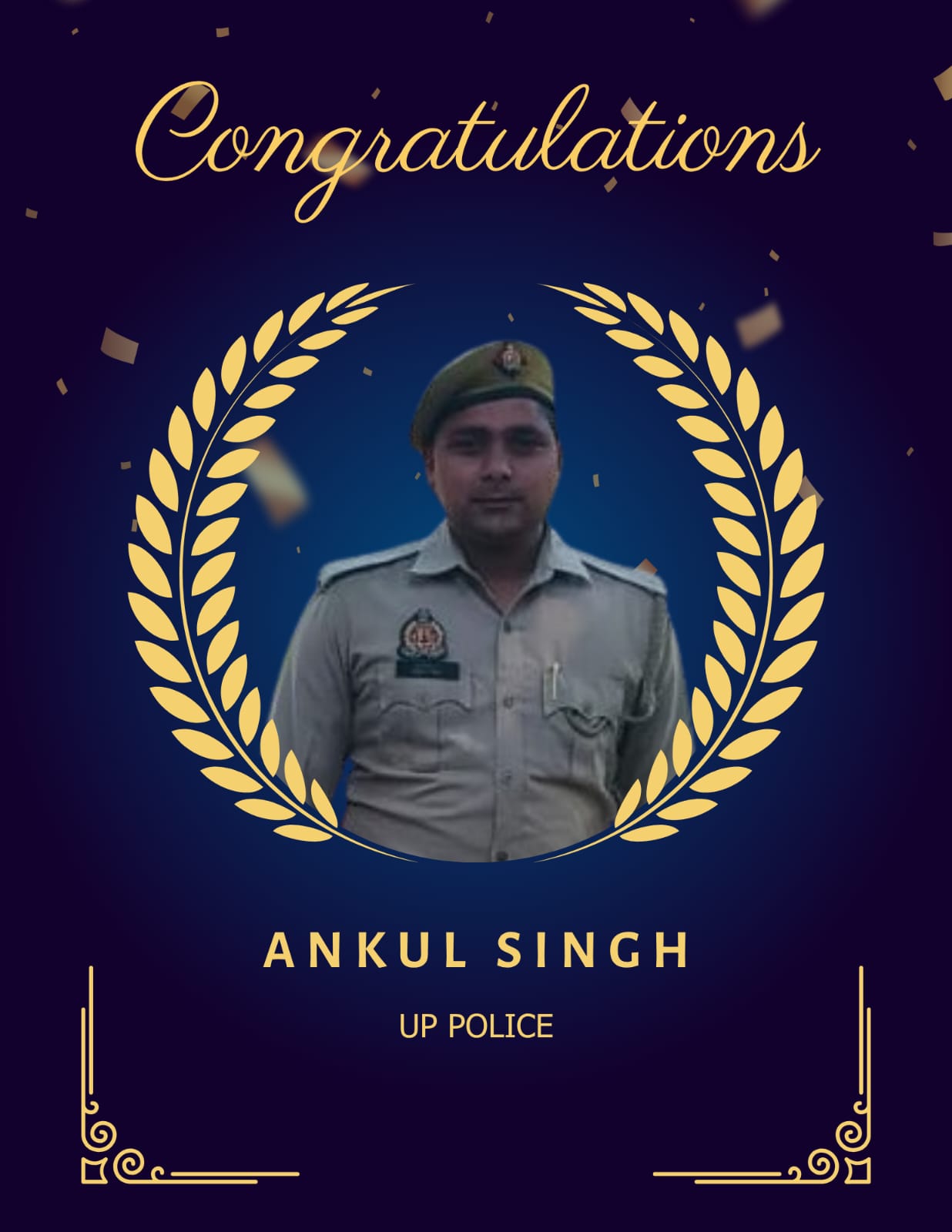 Ankul Singh UP Police selection Vimarsh Learning Noida